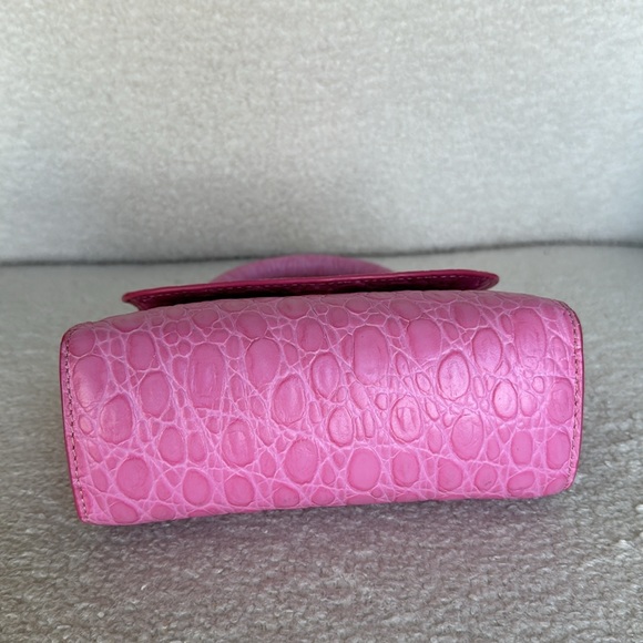 By Far leather Mini Embossed Leather Bag in pink - Picture 3 of 6